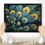 Emerald Peacock Feather Mosaic I - paon, art mural-460638024-460638027-460638026