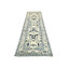 Tapis oriental tribal 3X8 gris One-of-a-Kind