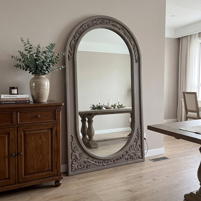 Miroir pleine grandeur gris
