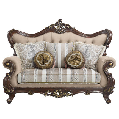 Causeuse Ahlrich Modern Ragnar avec 5 coussins, lin