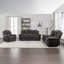 Fauteuil inclinable manuel 3 pièces avec console centrale et bande lumineuse DEL Medardus-1827107199
