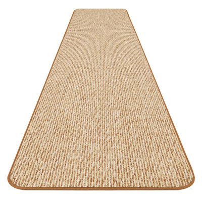 House, Home and More Skid-Resistant Carpet Runner - Praline Brown