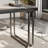 Italian minimalist stone slab desk