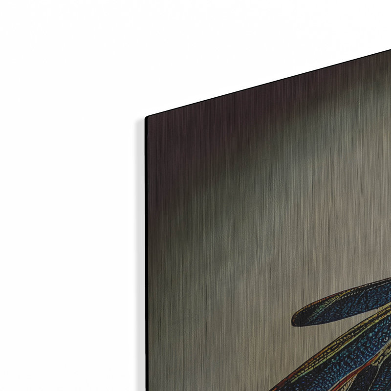 «Dragonfly» par Tanya Mavric sur métal, H 36 po x l 24 po