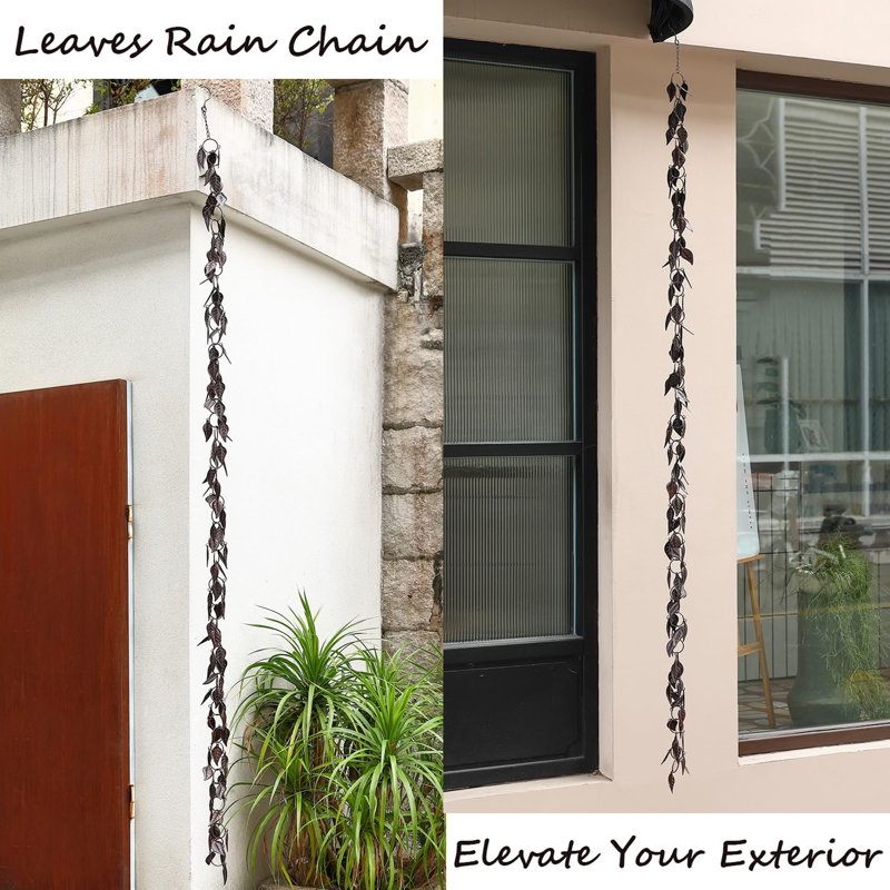 8.5 FT Rain Chain, Copper