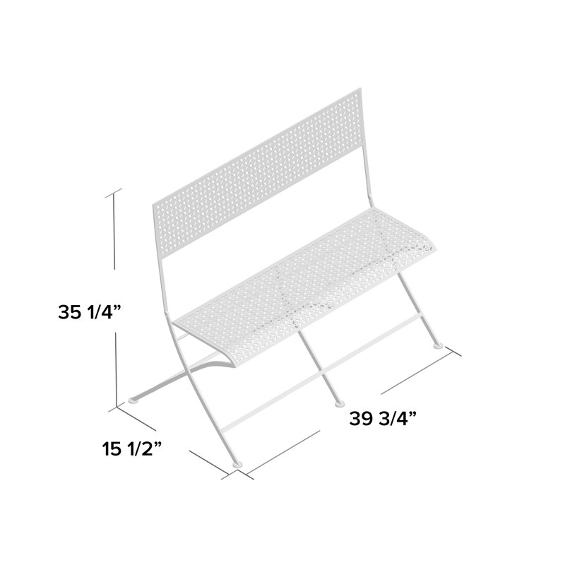 Herman Upholstered Bench, White