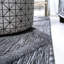 Tapis intérieur / extérieur gris foncé Briano Diamond Trellis-1615992851