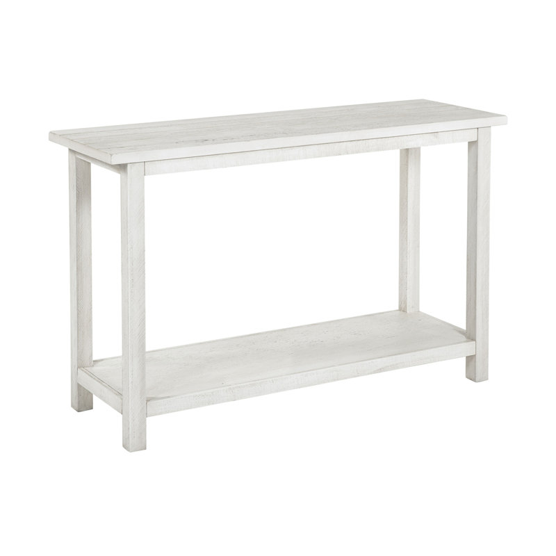 Console en bois pour le vestibule du vestibule (table basse incluse), Blanc