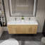 Ensemble de meuble-lavabo double mural 59 po Romer-973555912