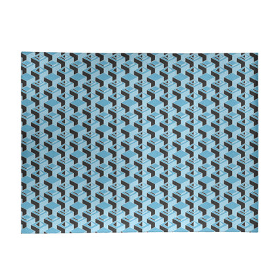 Chenille Geometric Indoor Rug