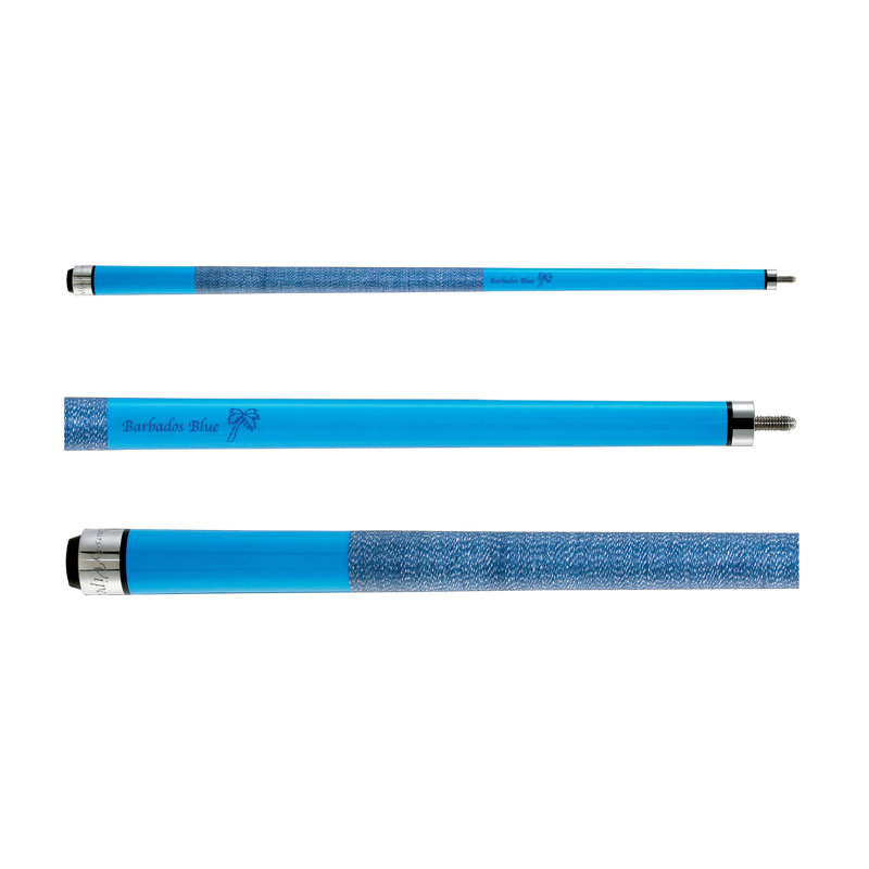 Viper 58" Blue Maple Wood Pool Cue with Linen Wrap