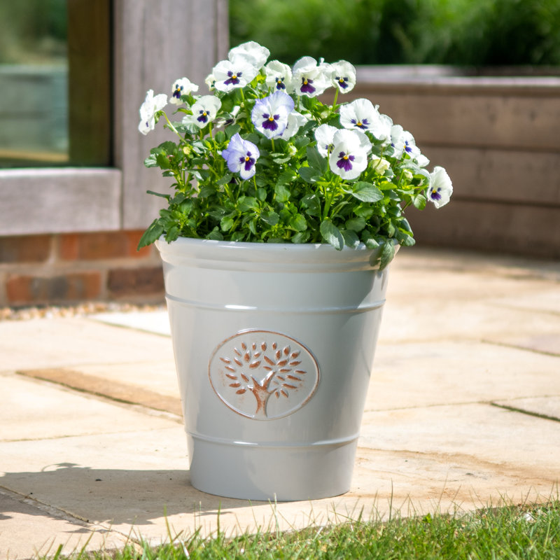 Dinardo Pot Planter, 41cm H x 40cm W x 40cm D, Off White