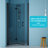 30"W X 72"H Fold Frameless Shower Door With Tempered Glass