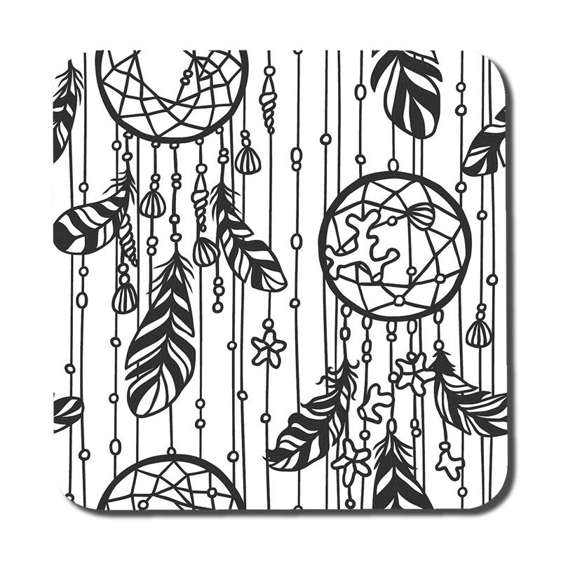 Square 6 Piece Coaster Set