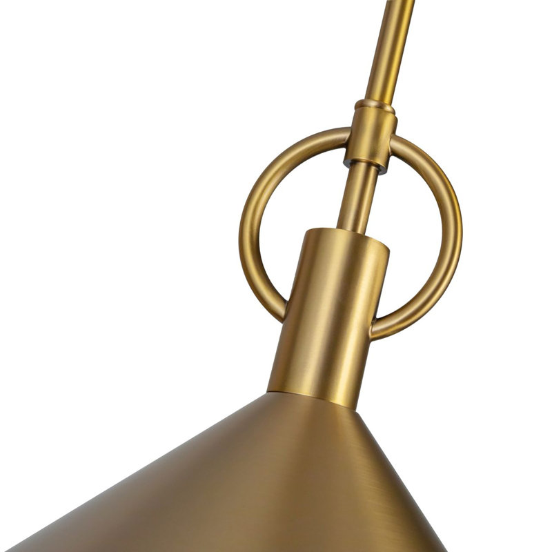 Luminaire suspendu 1 lumière Abruzzo, Laiton
