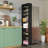 7 Tier Multi-Functional Pull-Out Multi-Tier Storage Single-Sided Open Shelf For Kitchen, Living Room & Narrow Spaces