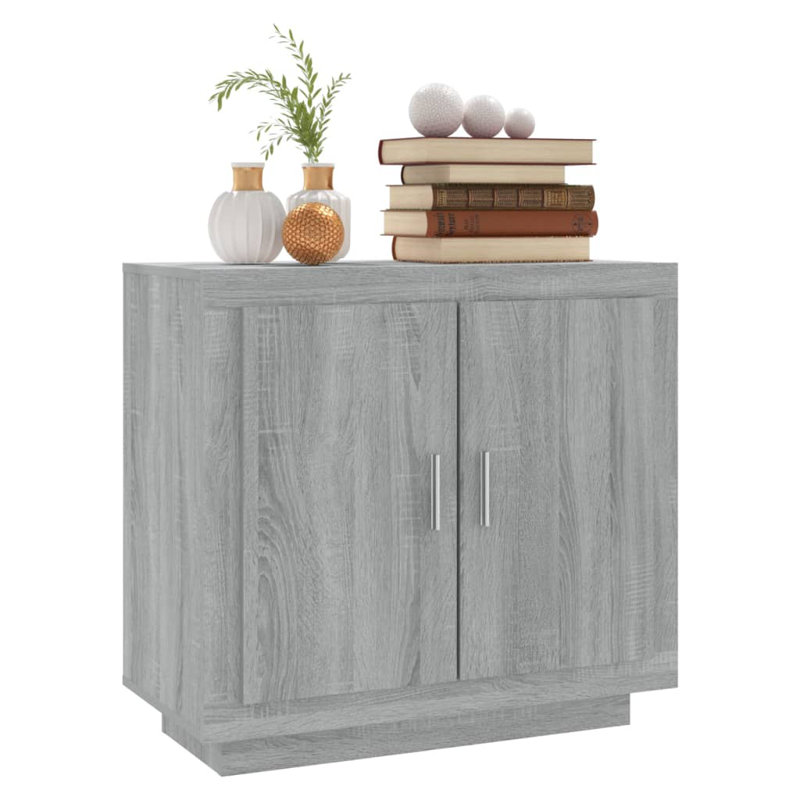 Jaylind Sideboard 80x40x75 cm Engineered Wood, Grey Sonoma