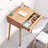 Natural Wood 60Cm Dresser Table Desk