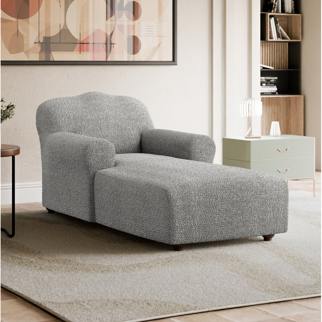 Stretchy Slipcover for Chaise Lounge - Italian Style & Premium Quality - Mille Righe Collection PAULATO by GA.I.CO. Upholstery