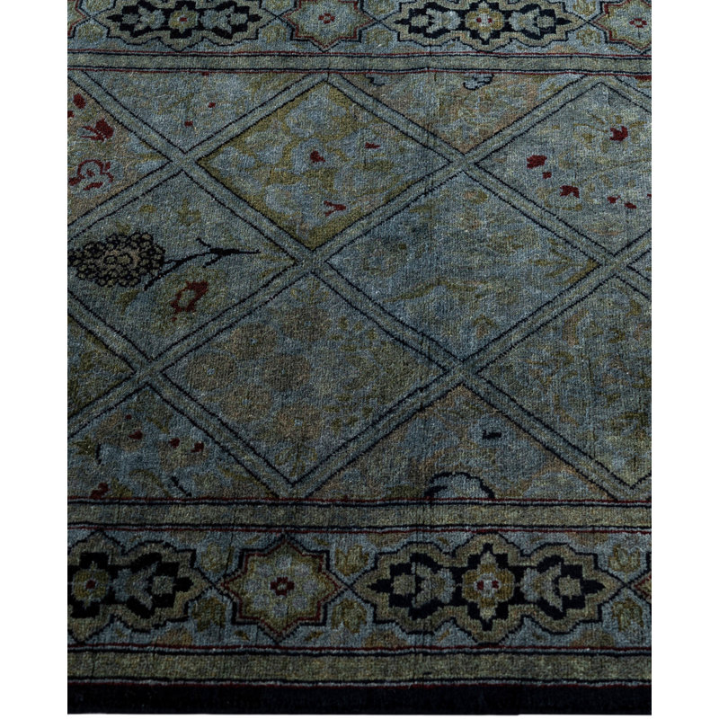 Overdyed Handmade Wool Area Rug