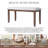 Anakin Linen Upholstered Bench with Rubberwood Legs-1984186850