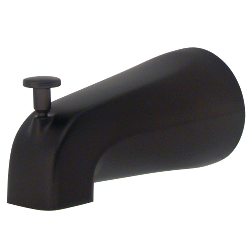 Kingston Brass Shower Scape 5-1/4 Inch Diverter Tub Spout, Oil Rubbed Bronze