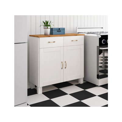 Flintwood 85cm Solid Wood Sideboard