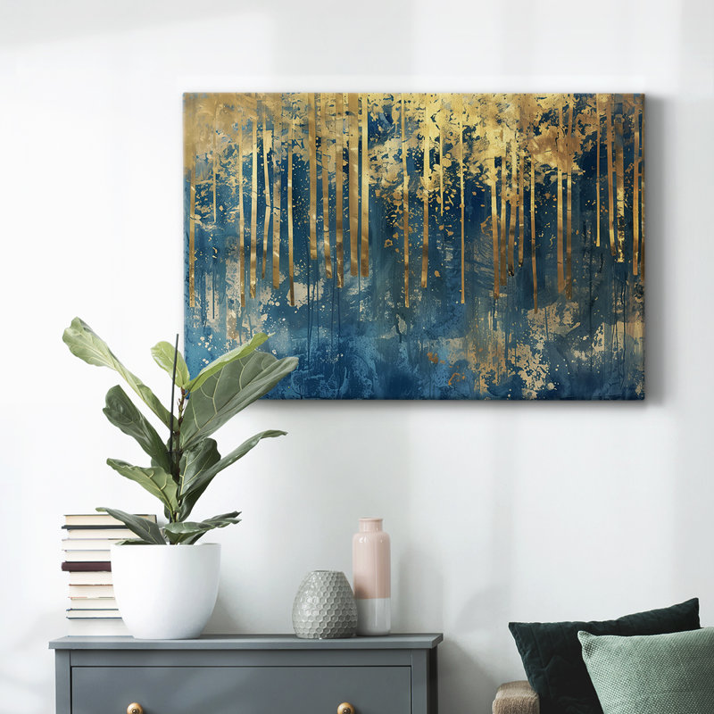 Série de paysages abstraits CLXII, H 12 po x l 18 po
