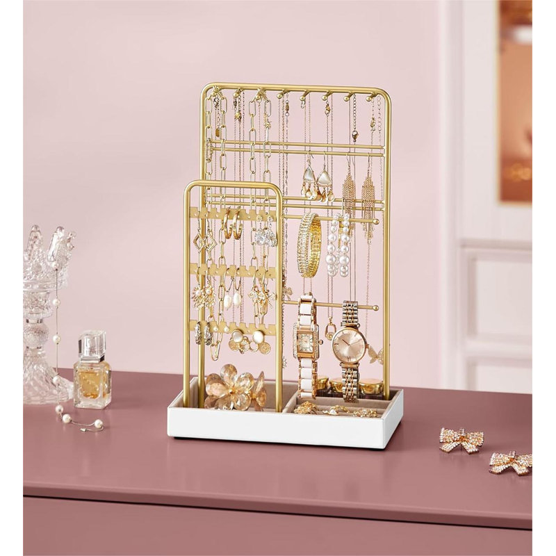 Porte-bijoux +, Blanc