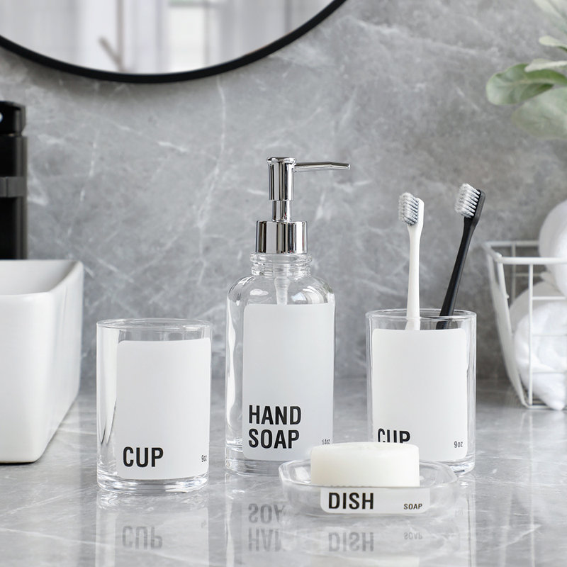 Ensemble d'accessoires de salle de bain