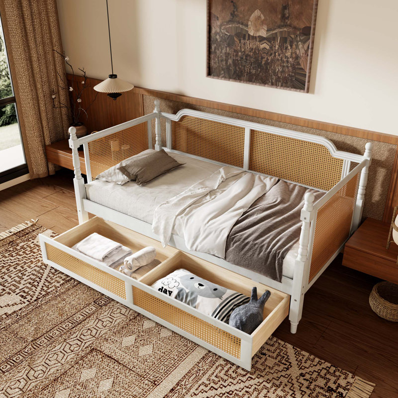 Upholstered Smart LED Bed Frame With Adjustable Height Headboard,No Box Spring Needed,Easy Assembly