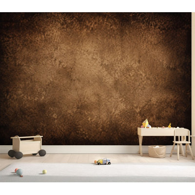 Papier peint adhésif mural auto-adhésif, brun foncé, noir et brun foncé, papier auto-adhésif amovible, papier peint pour salon, chambre à coucher H 100 po x l 144 po