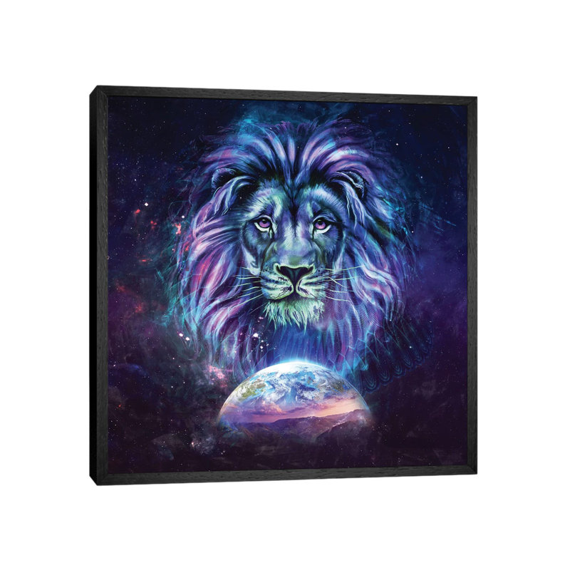 Guardian - Print on Canvas, Black Floater Framed, 93.98 cm H x 93.98 cm W
