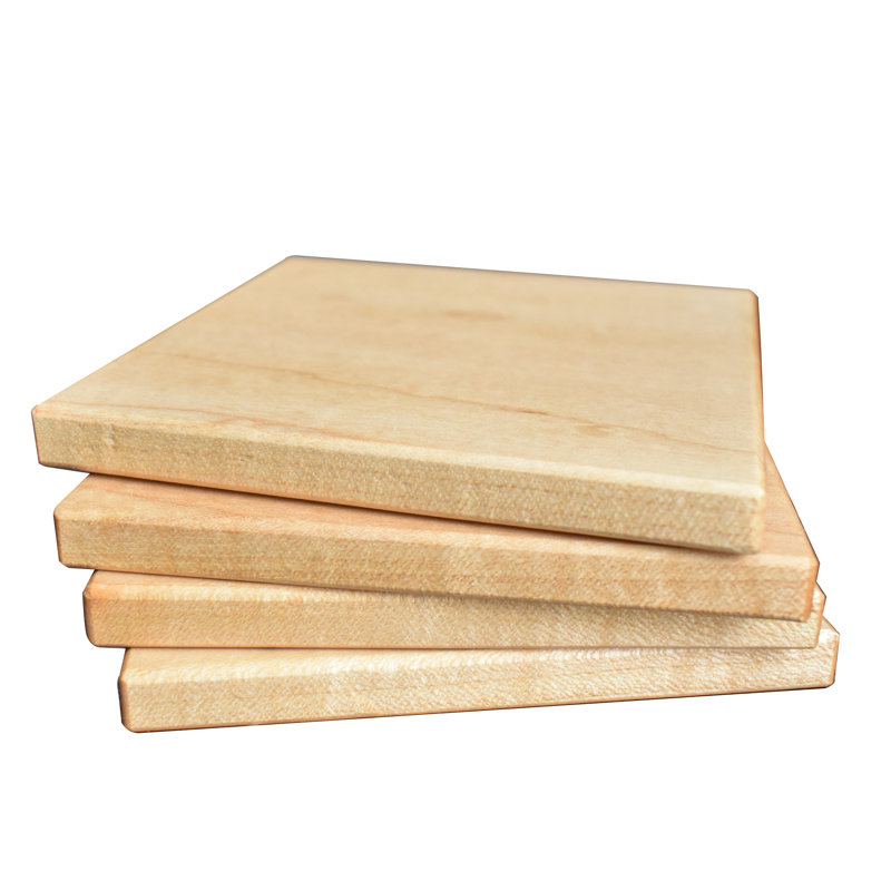 Dessous de verre en bois naturel