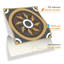 38.1cm W x 38.1cm L Vinyl Peel and Stick Mosaic Tile