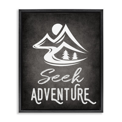 Art mural encadré "Seek Adventure" encadré par Ashley Calhoun