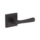 Wyndcliff Privacy Lever with Stepped Square Rose in Polished Chrome