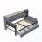 Twin Size LED Light Upholstery Daybed With Storage Footstool And 2 Drawers And USB Charging-1111053839-1111053841