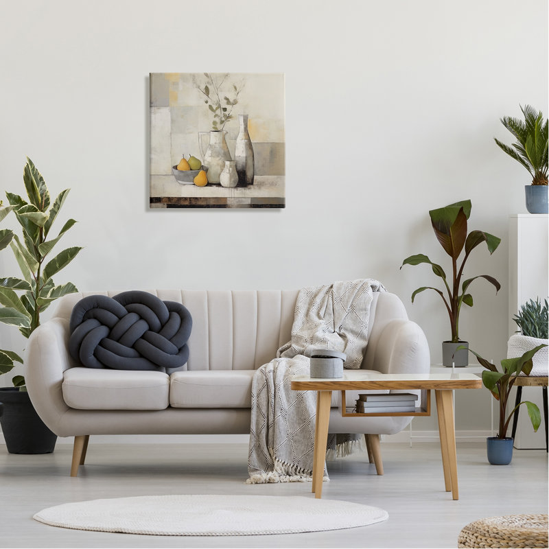 «Country Pear Still Life» sur toile, H 24 po x l 24 po x P 1,5 po