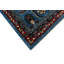 Aryana Wool Southwestern Area Rug in Blue/Rust