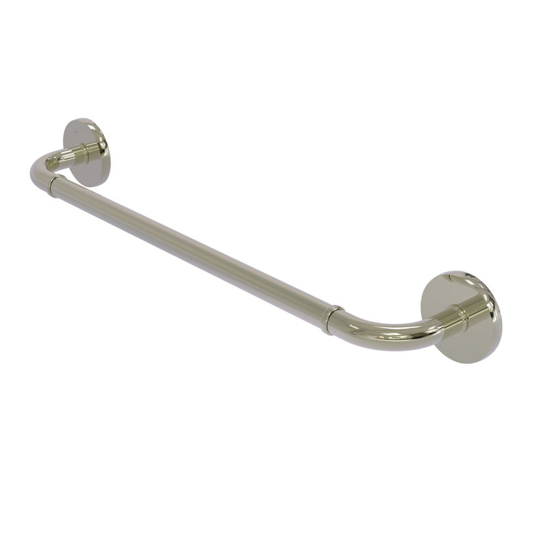 Barre à serviettes murale 18" Tioga, Nickel poli, 2.8" H x 36" L x 3.4" D
