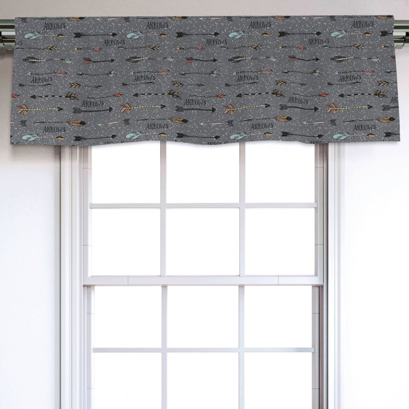 Sateen Ruffled Window Valance