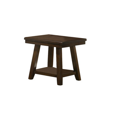 Denerick Solid Wood End Table