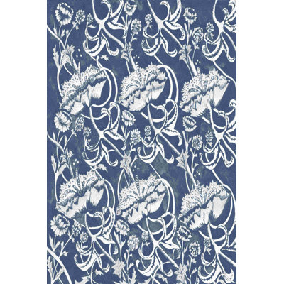 Indigo floral Chintz II