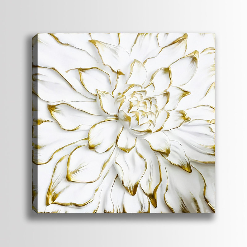 Peinture décorative sur toile, 27.6" H x 27.6" W