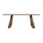 Mango Wood Rectangular Dining Table With Angular Base