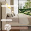 Structure de lit plateforme tapissier avec tête de lit à oreilles, lumières DEL, station de charge et compartiments de rangement, lit moelleux moderne, disponible en double, grand, très grand, sans sommier-133584357-133584361