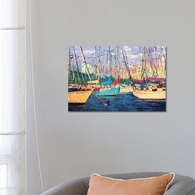 Before The Sail by Lisa Robinson - Wrapped Canvas Painting