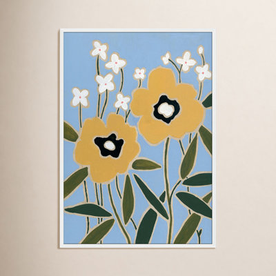 Maura "Woodblock Floral II" Print