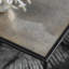 Sabrina Glass Top Frame End Table